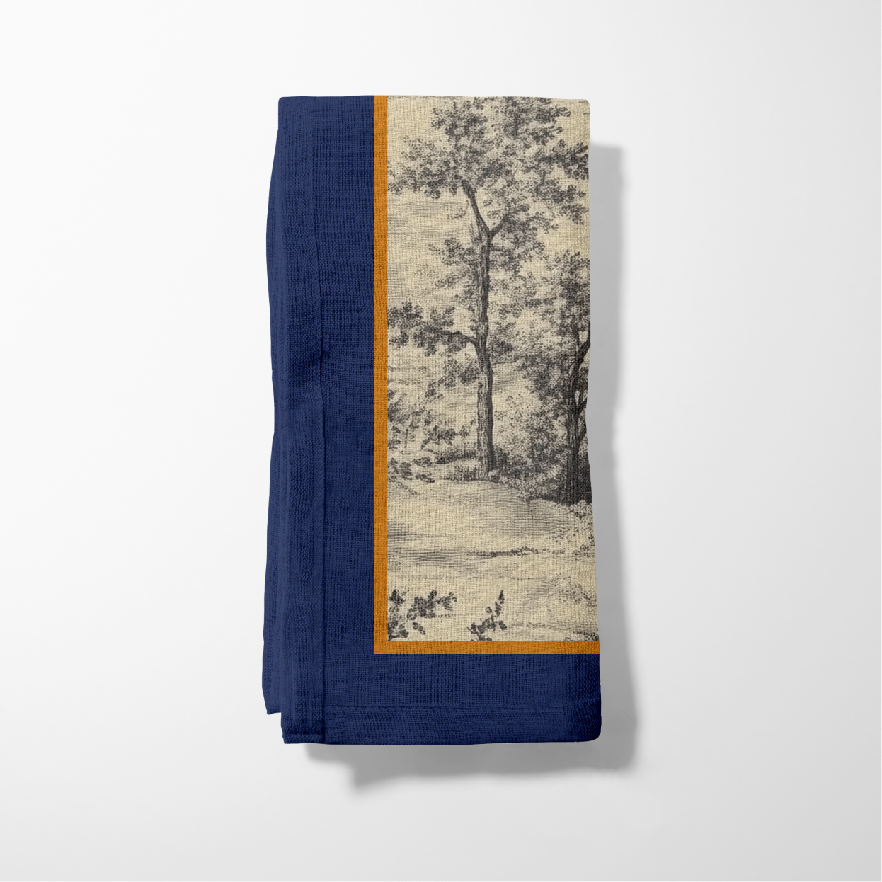 Deer Toile Napkin in Vintage Classic