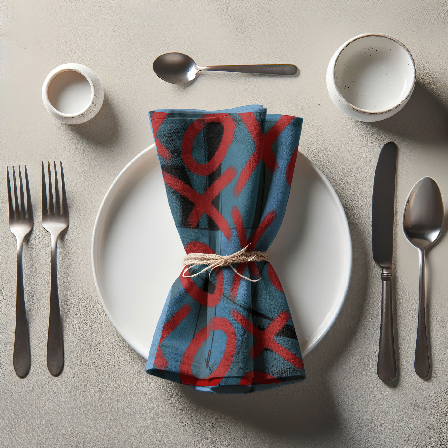 XO Blue Napkin