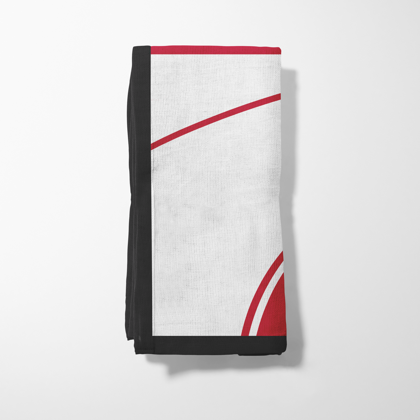 Falcon Red, White and Black Basketball Napkin