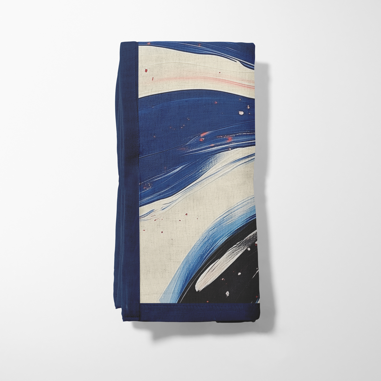 Red, White & Blue Swirls Napkin