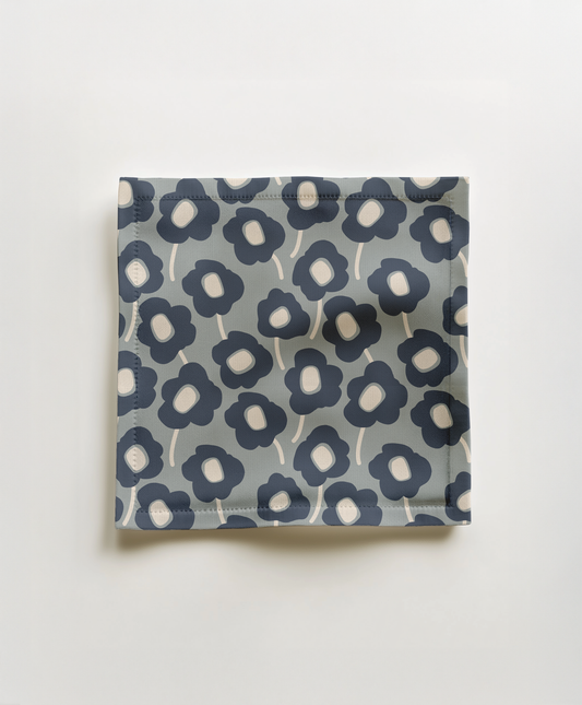 Mod Flowers Grey Oxford Cocktail