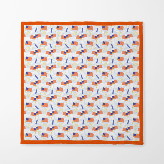 Fourth of July Party Napkin in Lightweight Linen