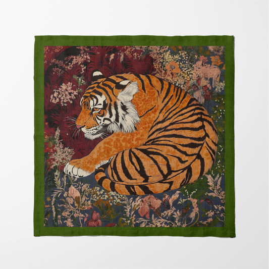 Wild Garden Napkin in Rainforest