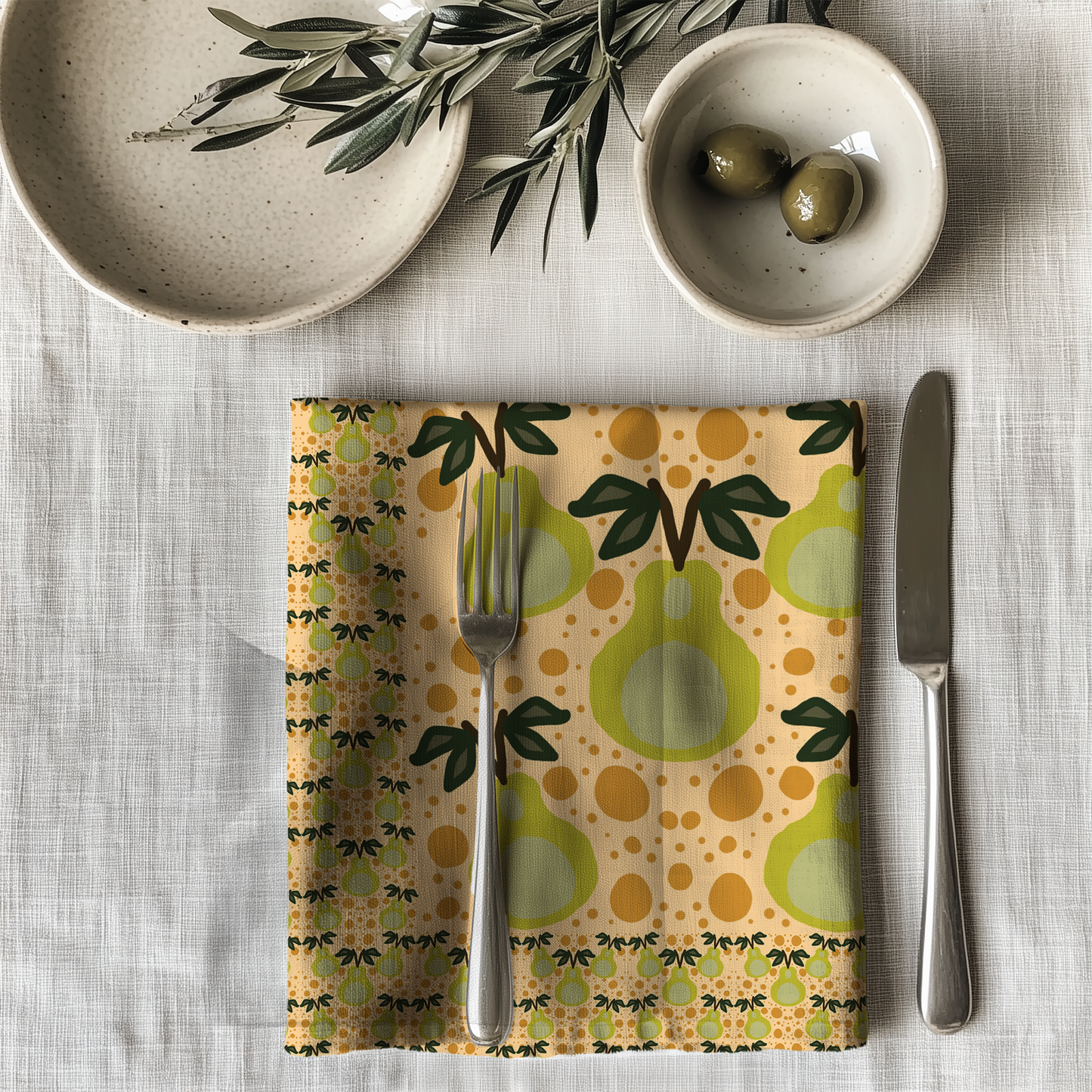 Pear Treat Napkin