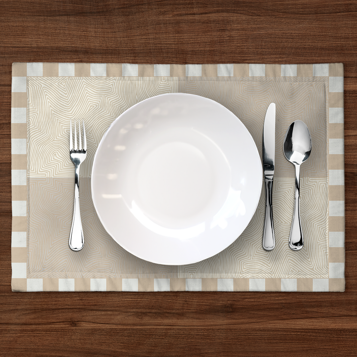 Khaki Mixed Placemat