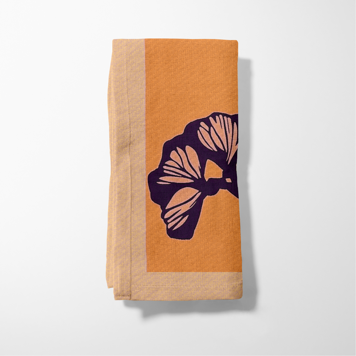 Nature's Calligraphy Napkin in Summer Sonet