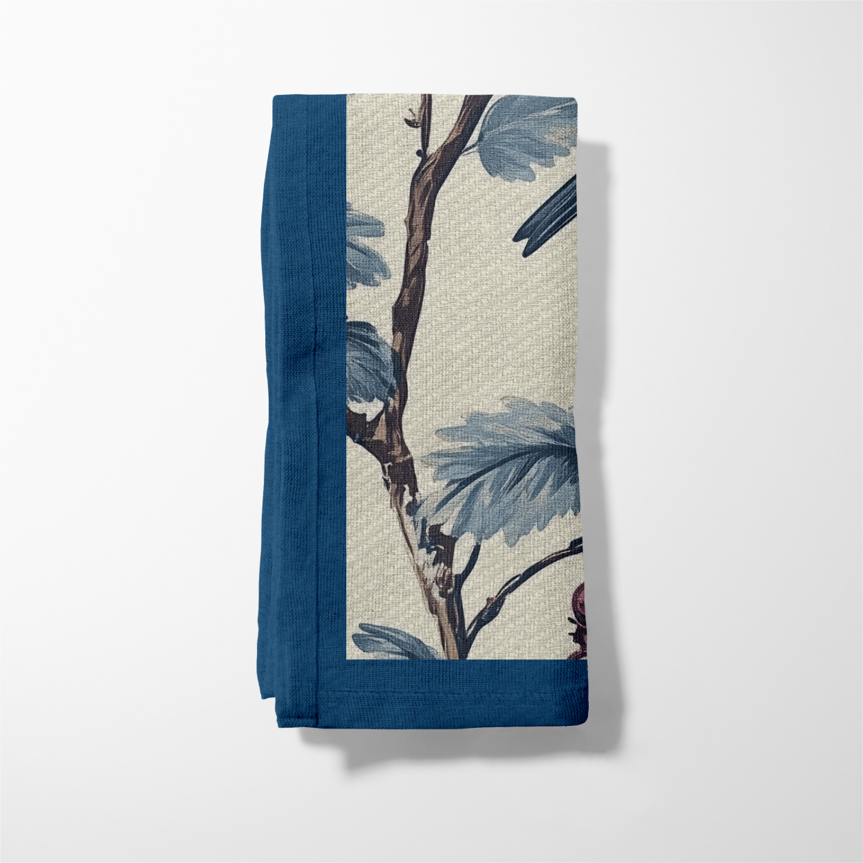 Antique Sparrow Napkin in Heritage Navy