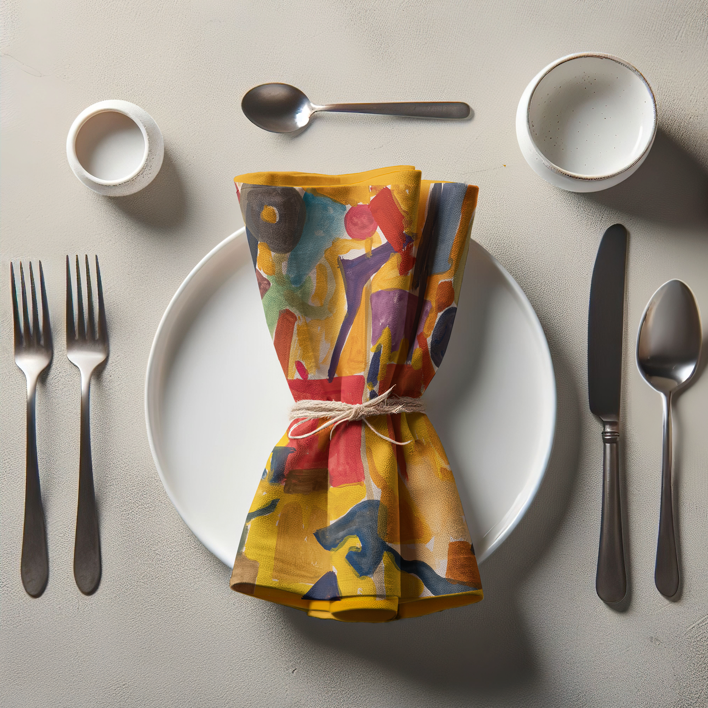 Yellow Carnival Napkin