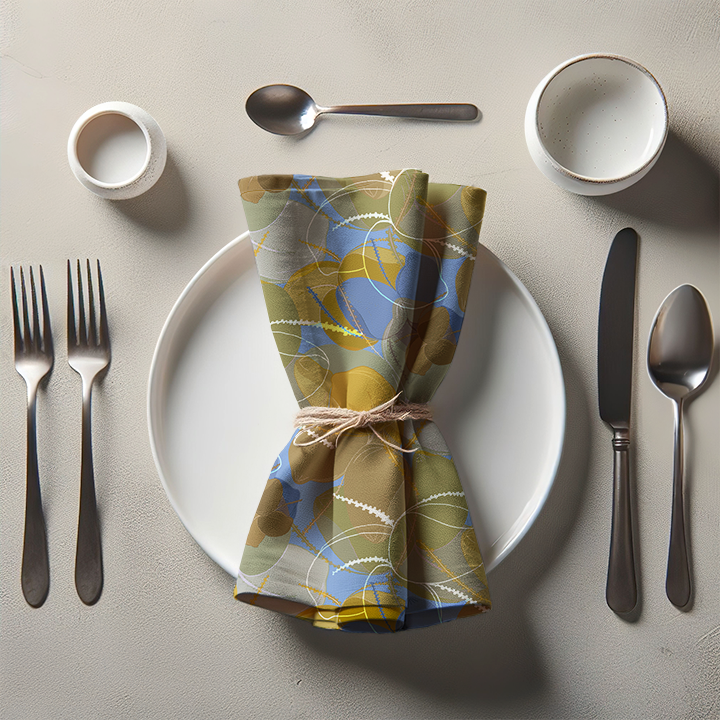 Coconuts Napkin in Sky Blue