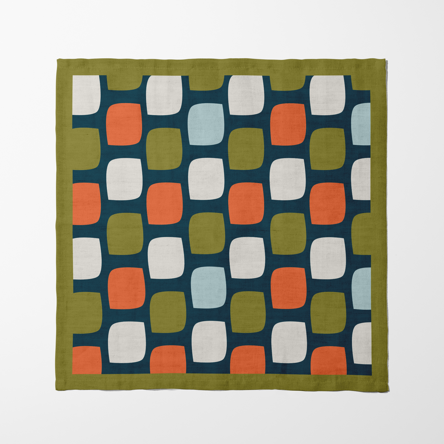 Squared Off Napkin in Green