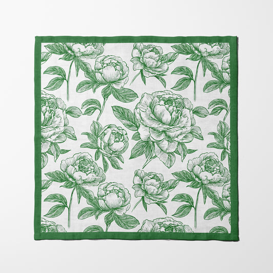 Chinoiserie in White Napkin