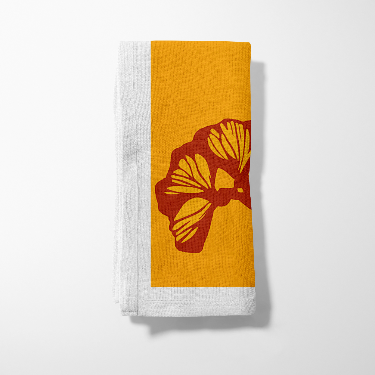 Nature's Calligraphy Napkin in Radiant