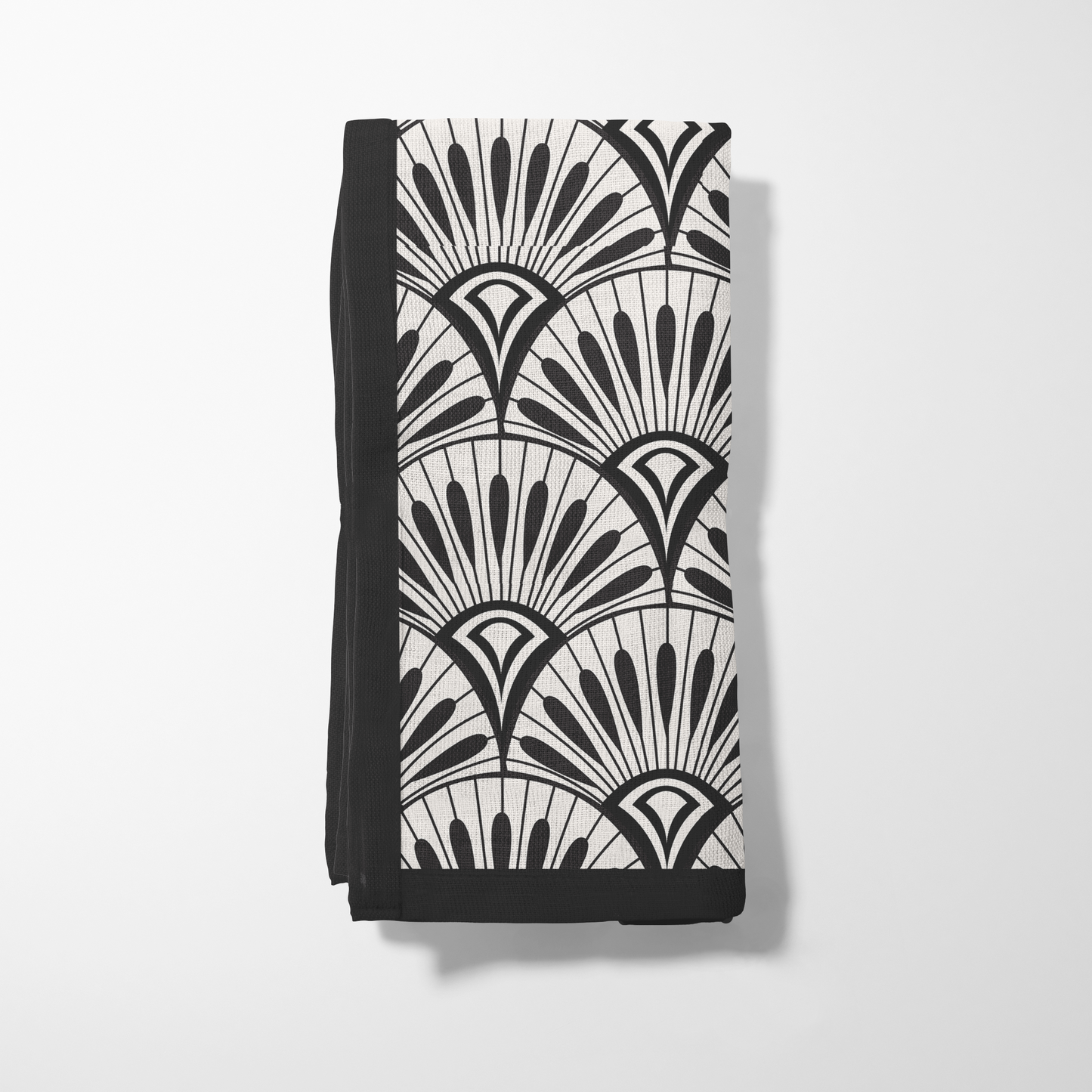 Ecru Art Deco Napkin