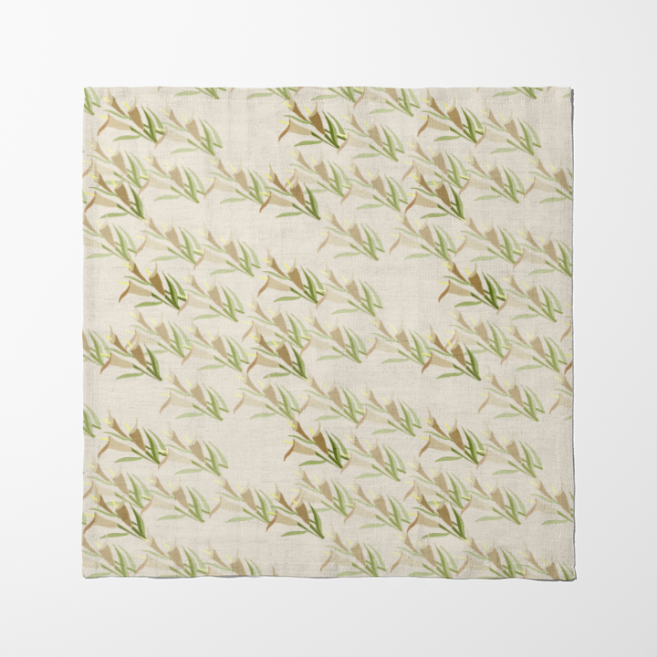 Whispers of the Garden in Beige Napkin