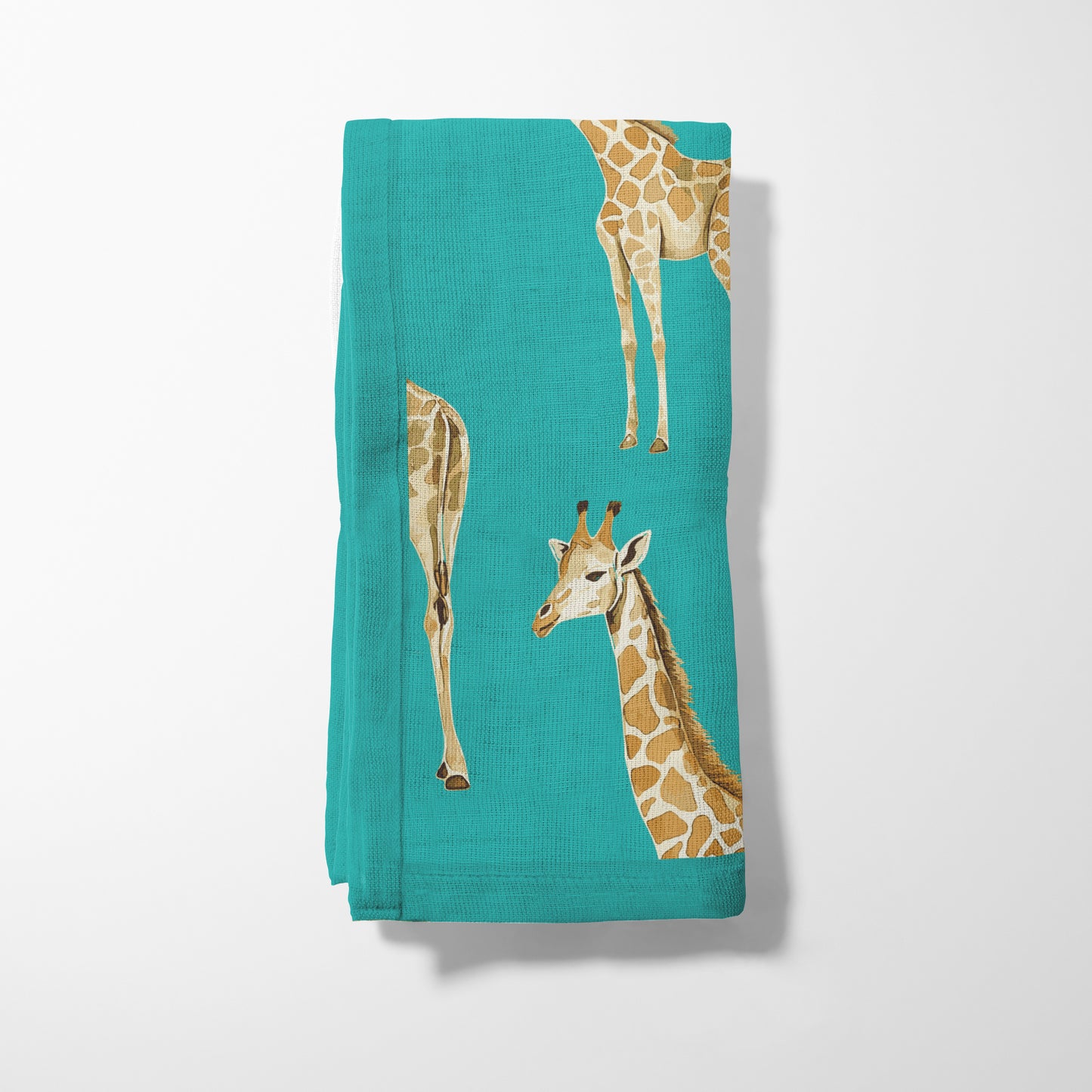 Napkin - Giraffes in teal