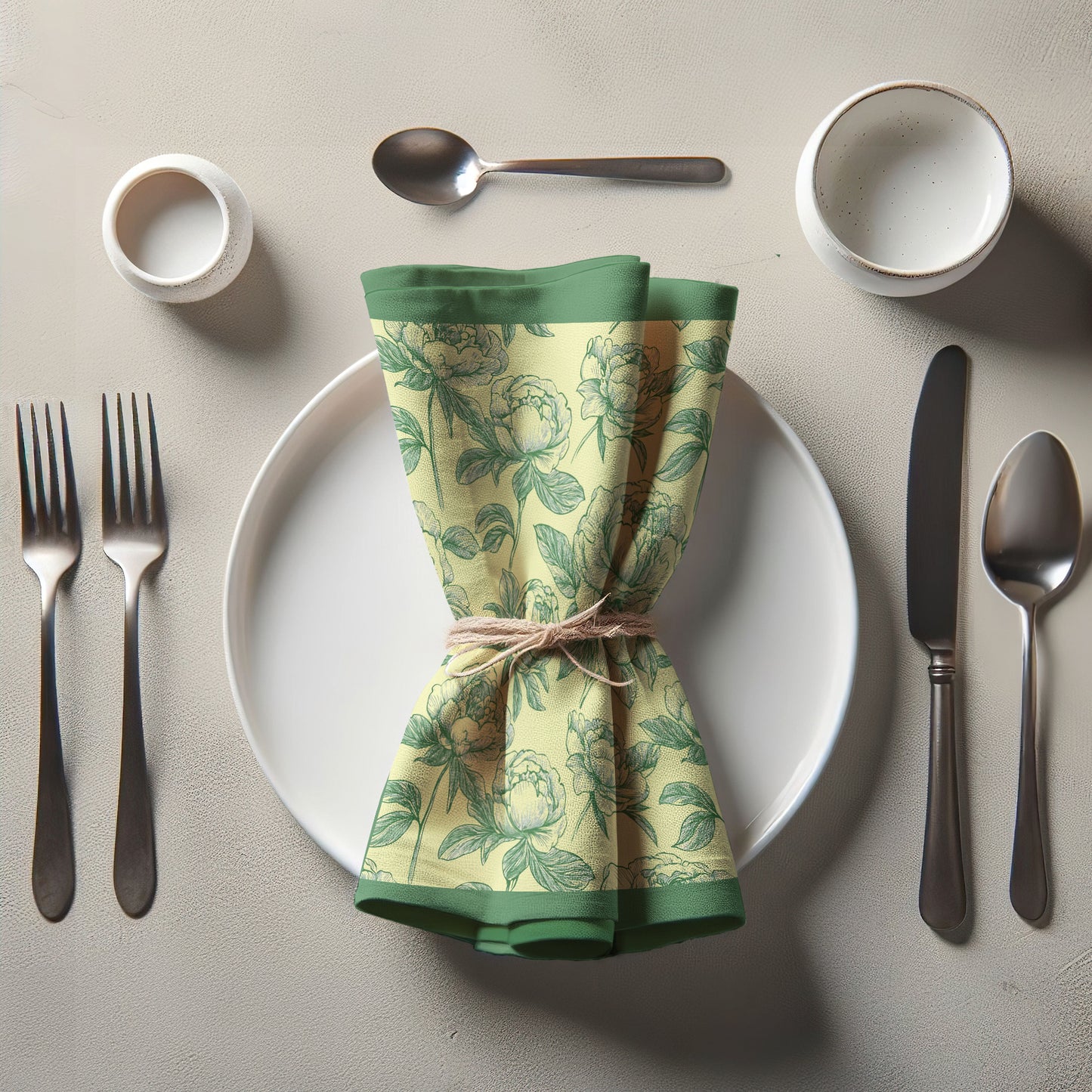 Chinoiserie in Yellow Napkin
