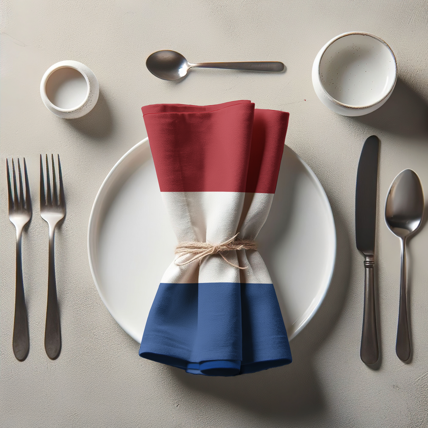 ONE Globe Napkin - Netherlands in Lightweight Linen