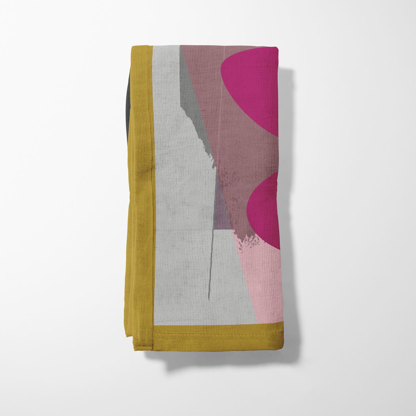 Pink Shape Napkin in Lightweight Linen