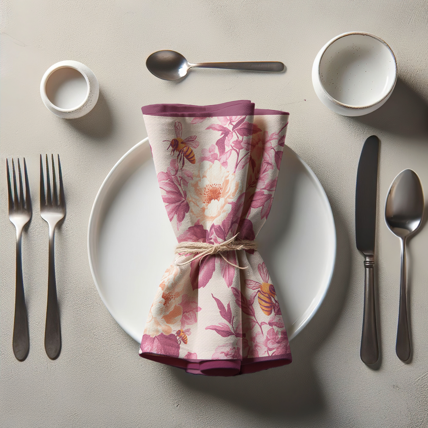 Honey Garden Napkin in Antique Orchid