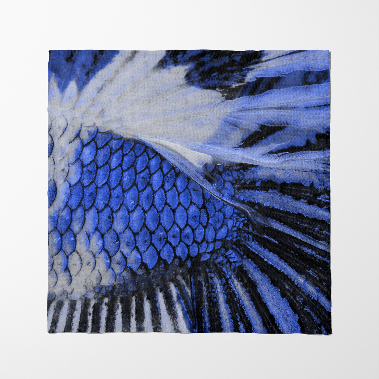 Sacred Scales Napkin in Atlantic Blue