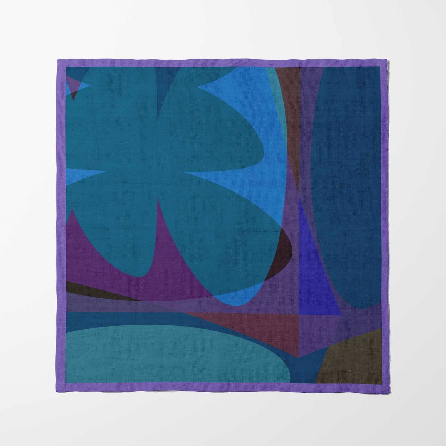 Big Shapes Napkin in Blue