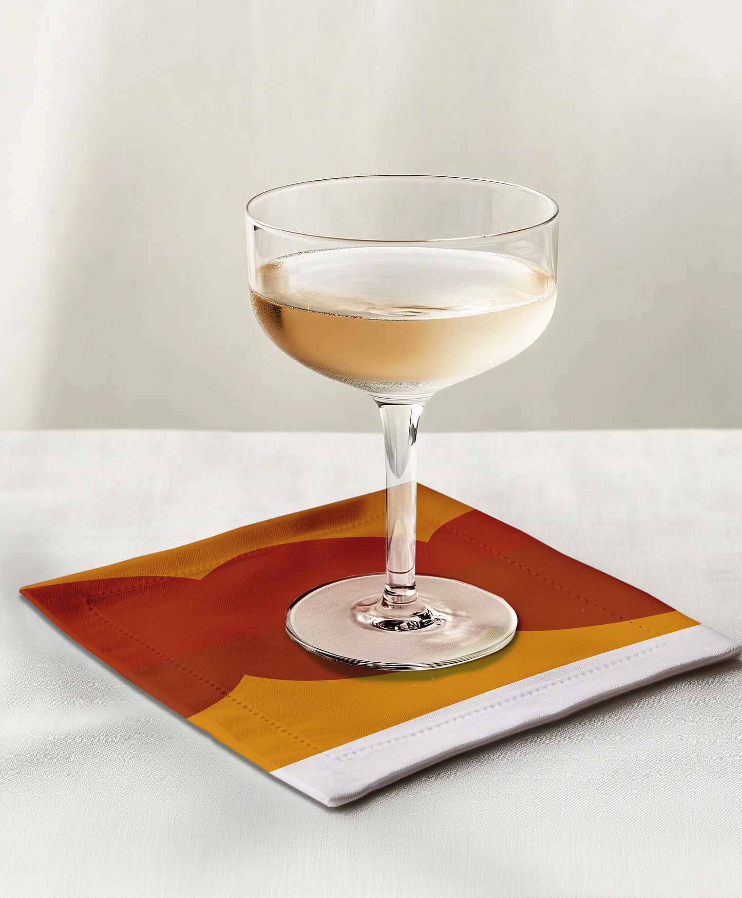 Quadrant With Shapes 2 in Lightweight Linen