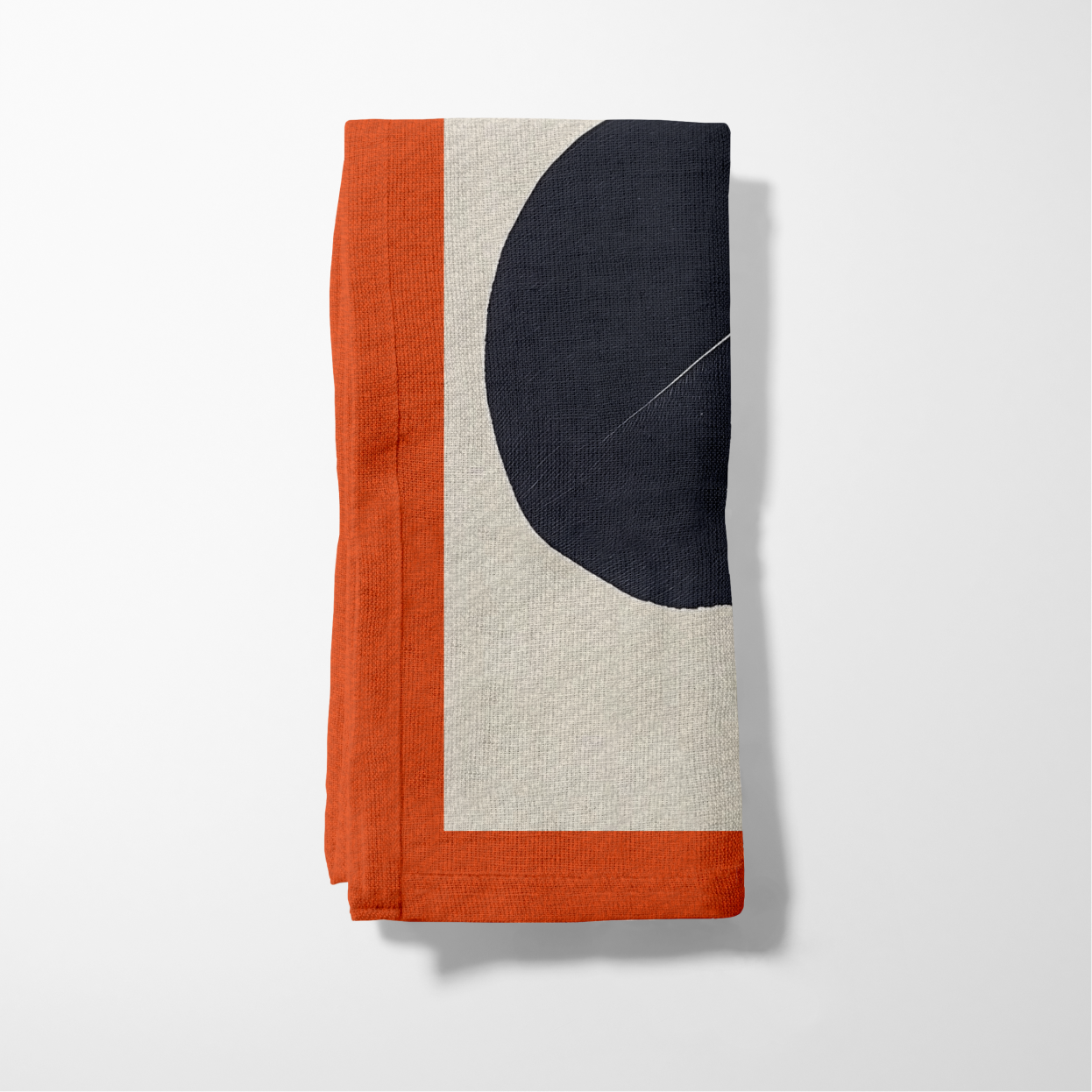 Plumeria Napkin in Persimmon