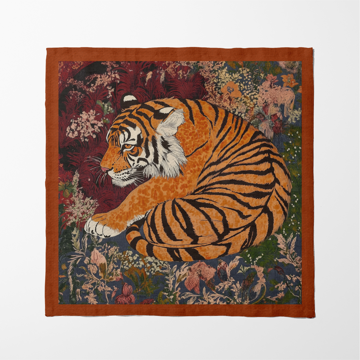Wild Garden Napkin in Rustic Fall