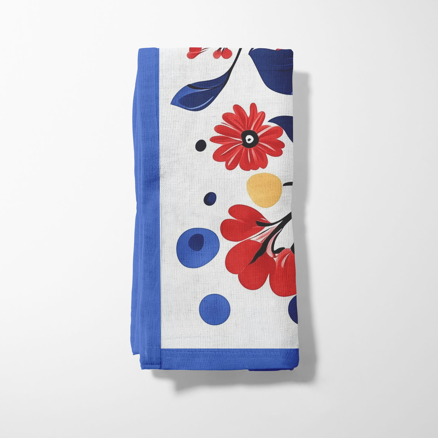 Red, White & Bloom Floral Napkin