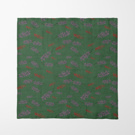Lavender Haze in Green Napkin