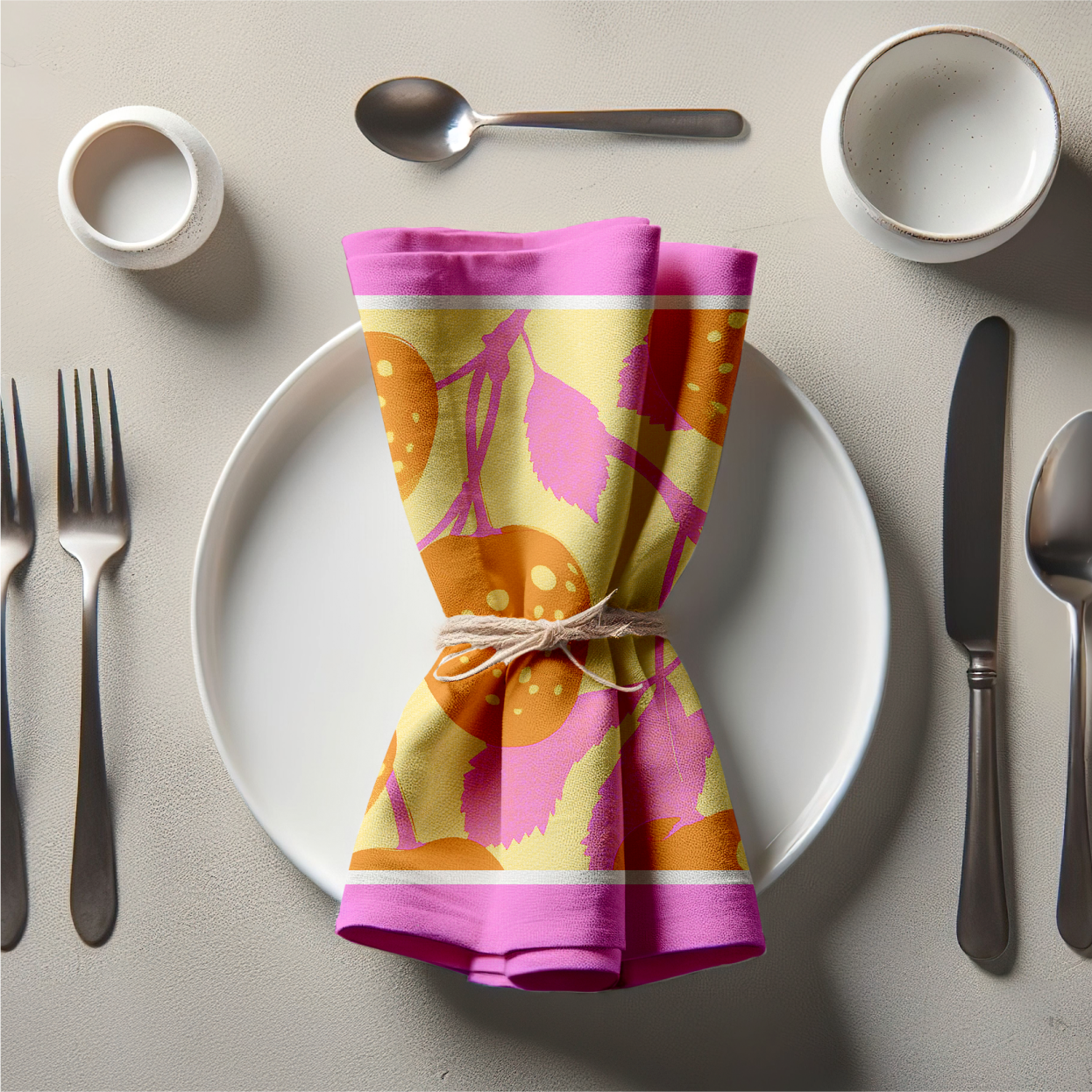 Gooseberry Napkin in Golden Berries