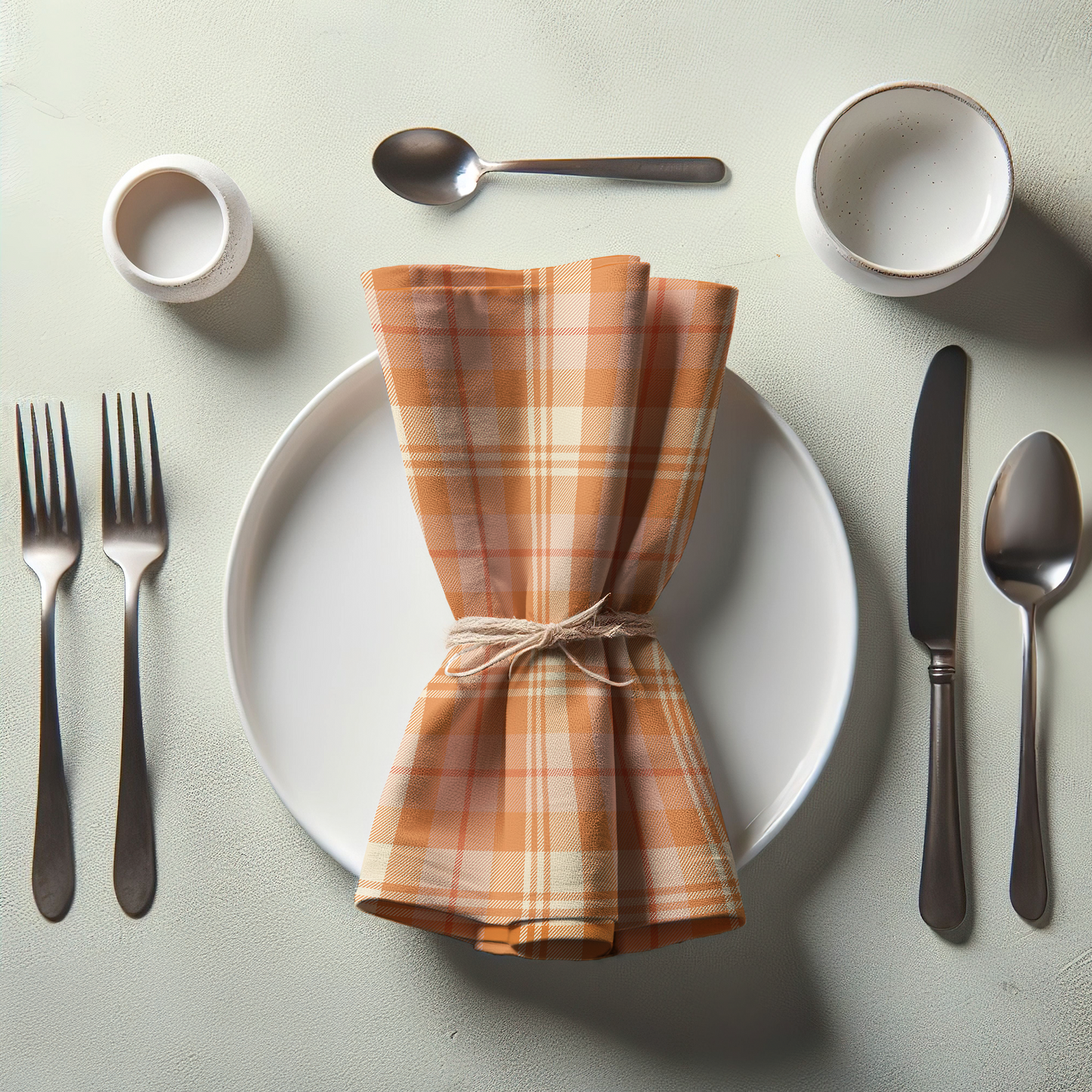 Color Crisscross Napkin in Orange
