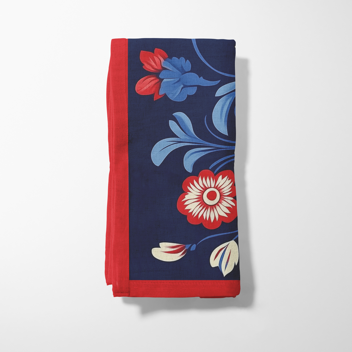 Red, White & Bloom Floral Napkin