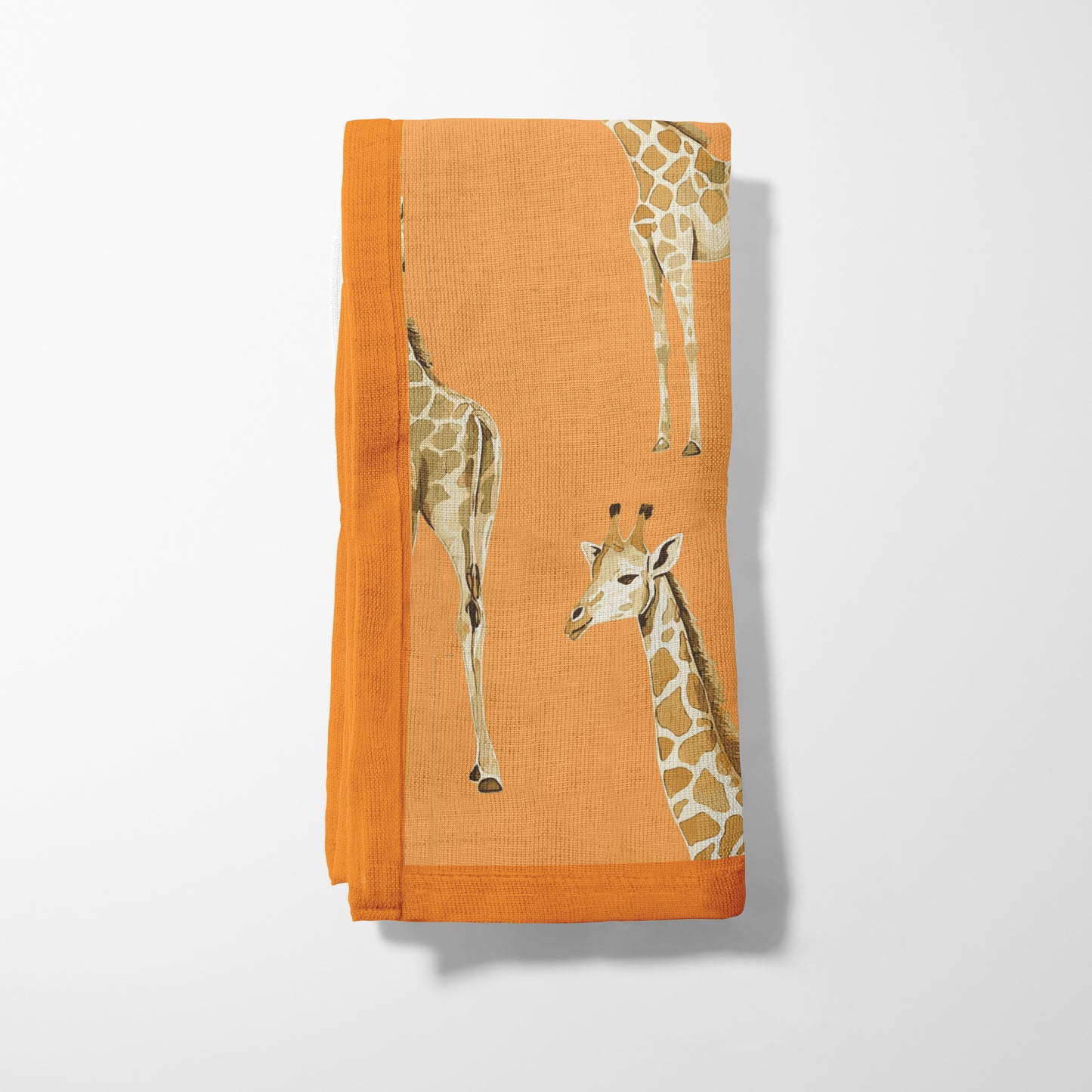 Napkin - Giraffes in peach