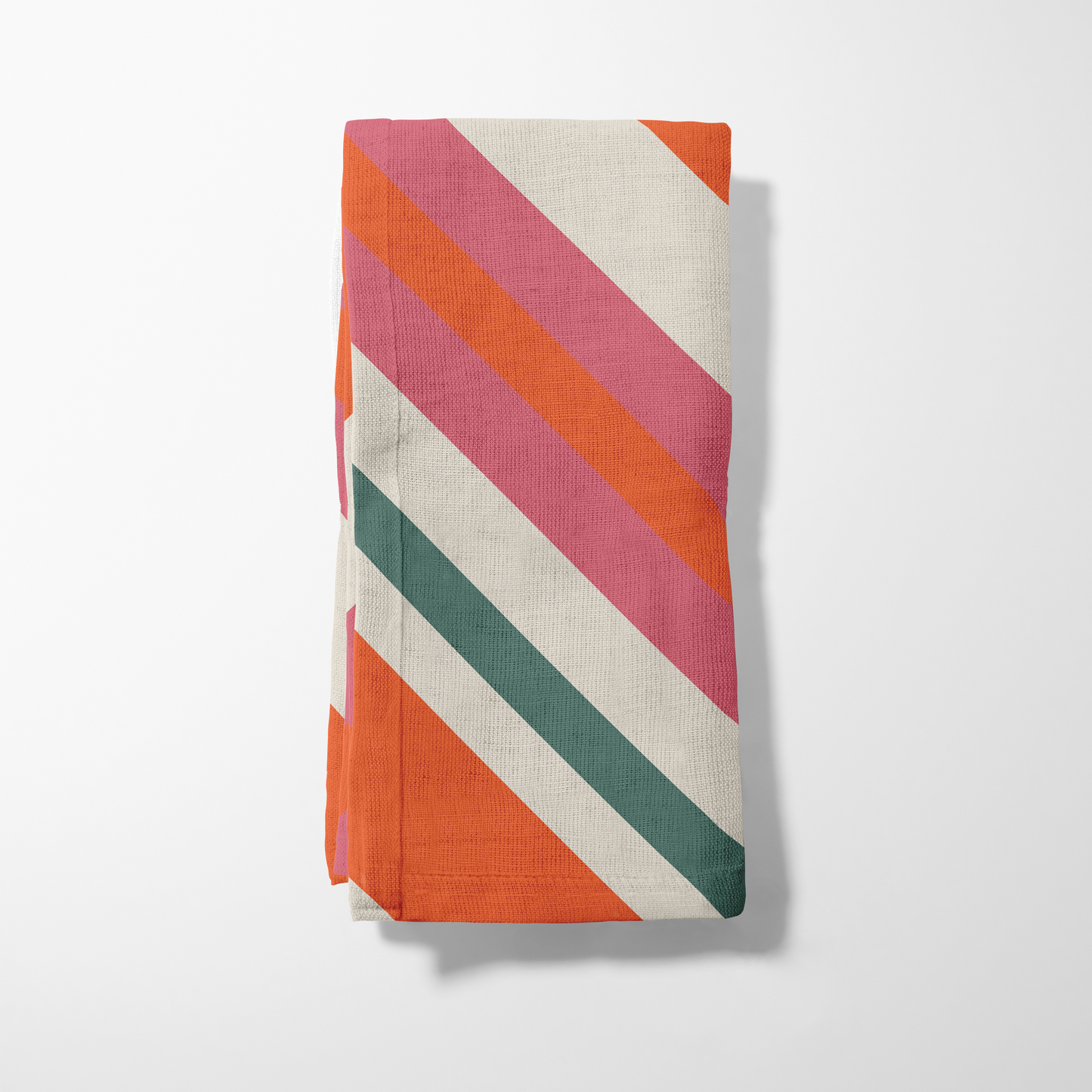 Stripe Parade Napkin in Pink