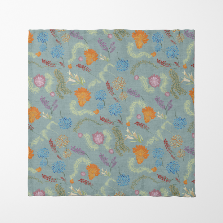 Botanical Medley in Blue