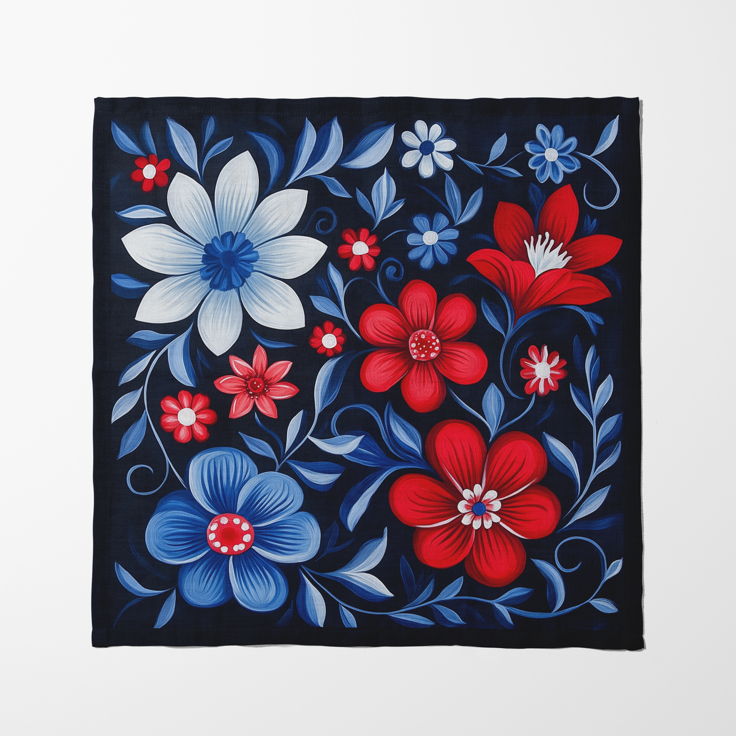 Red, White & Bloom Floral Napkin