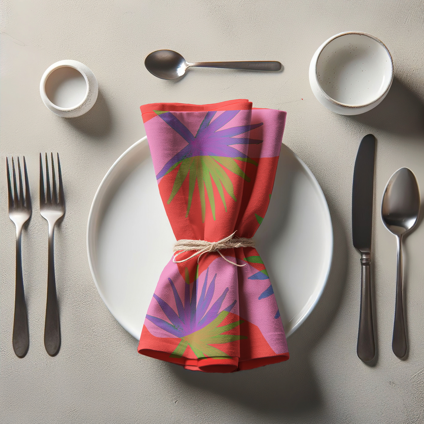 Pink Palms Napkin