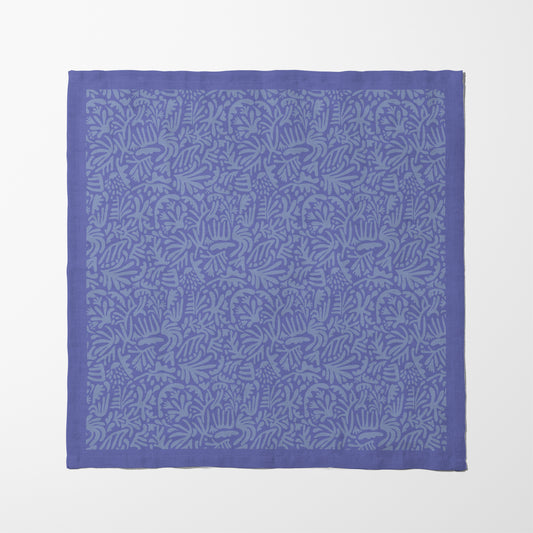 Jazz Garden Napkin in Periwinkle Purple
