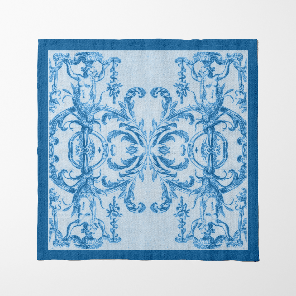 Sea Maiden Toile Napkin in Clear Sky