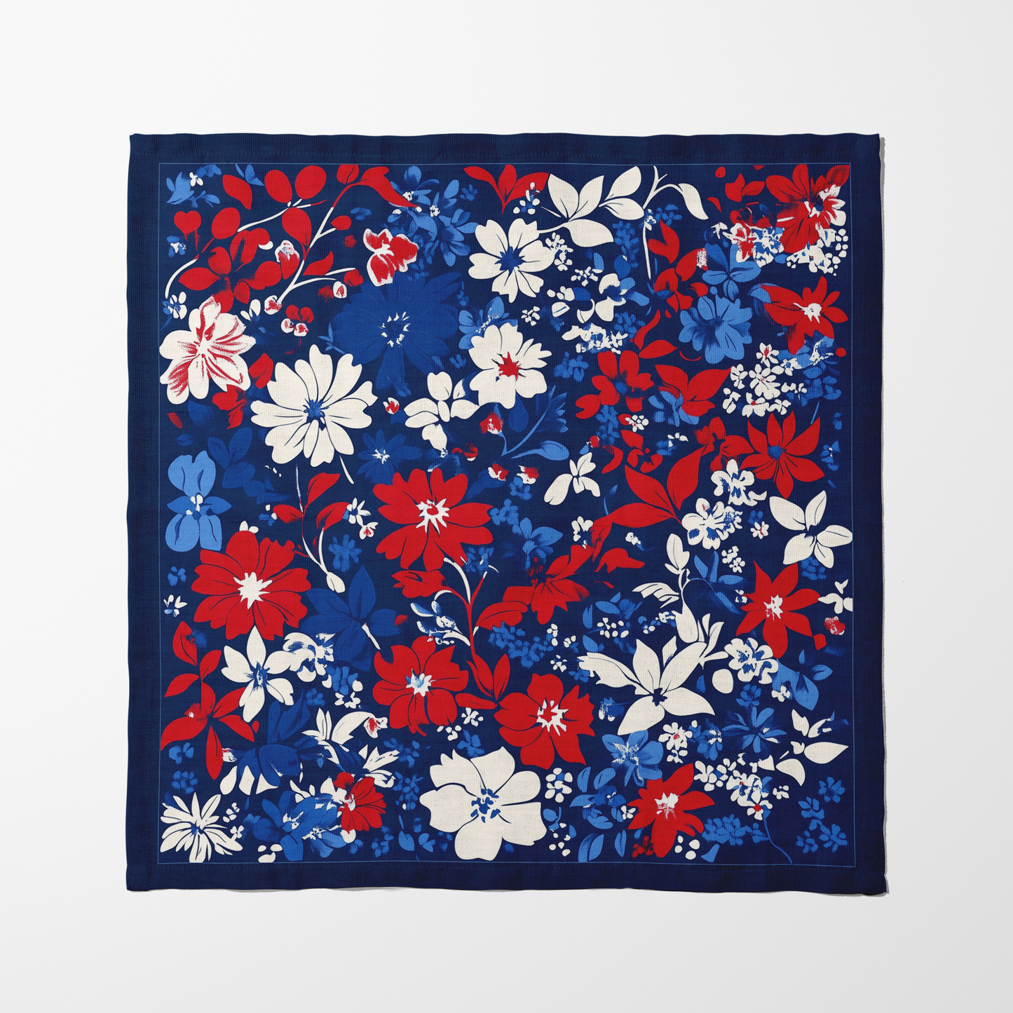 Red, White & Bloom Floral Napkin