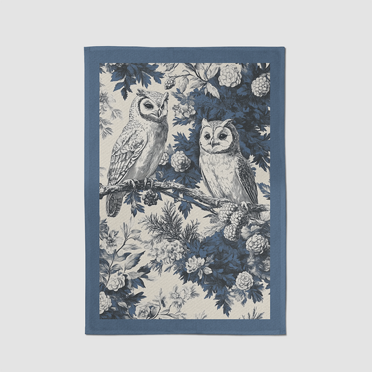 Woodland Perch Tea Towel