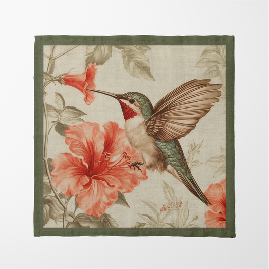 Nectar Seeker Napkin in Pistachio Cream