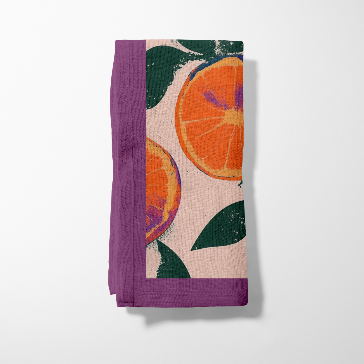 California Orange Napkin in Rich