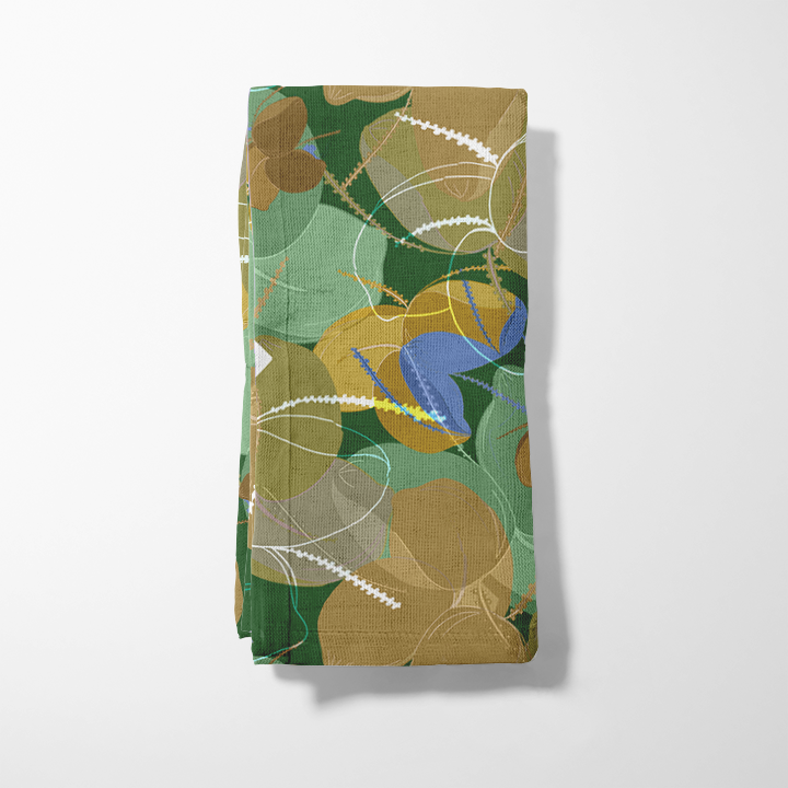 Coconuts Napkins in Green