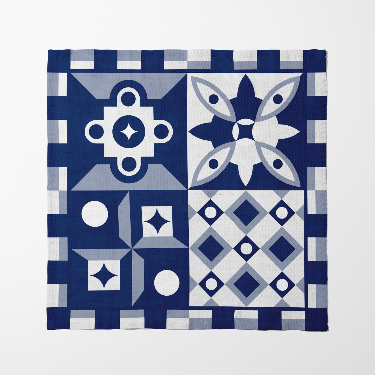 Blue Oporto Napkin in Lightweight Linen