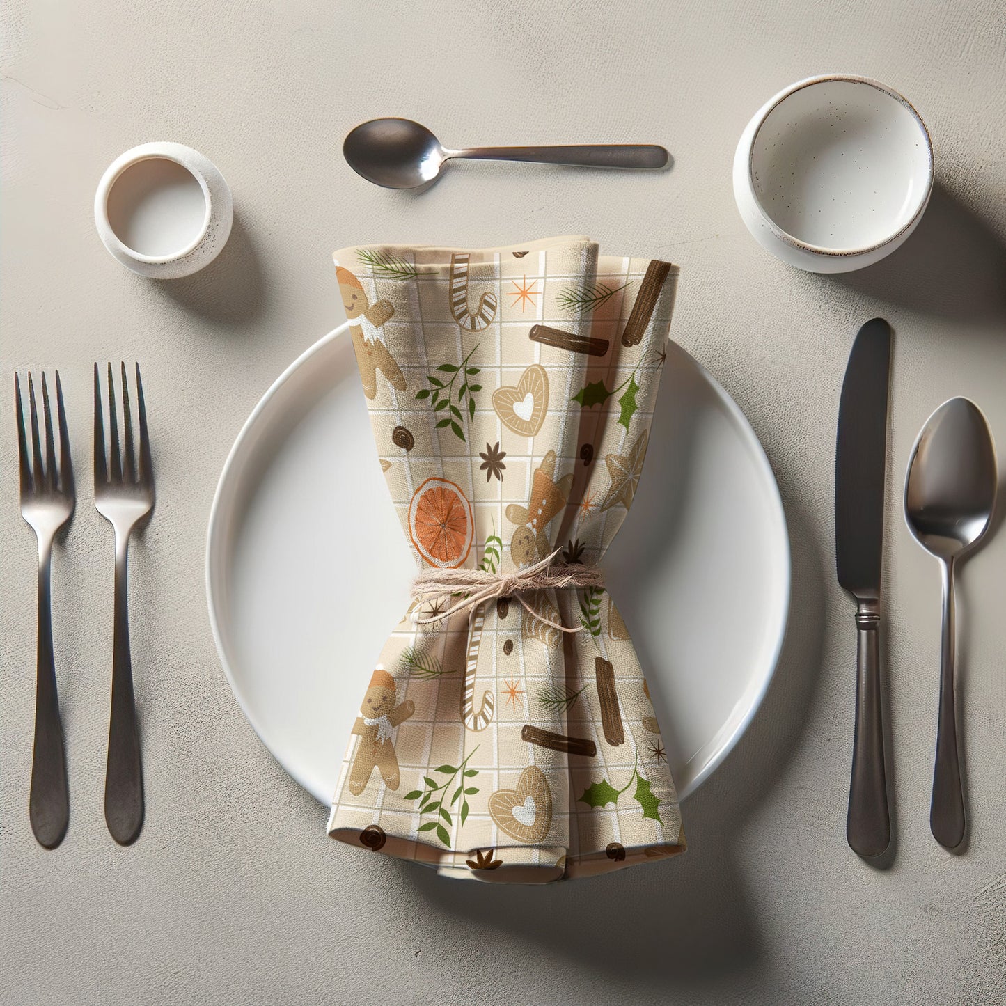 Gingerbread & Spices Cookies Napkin