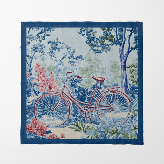 Bicycle Botanicals Napkin in Spring
