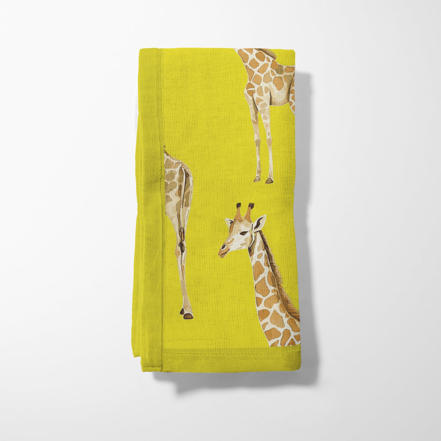 Napkin - Giraffes in yellow