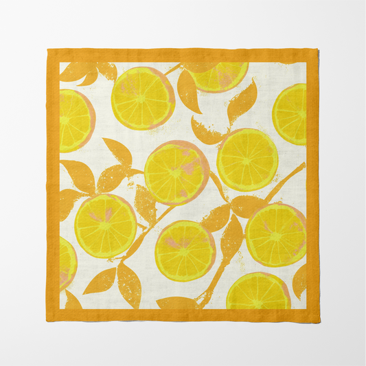 Lemon Bliss Napkin in Sunny Citrus